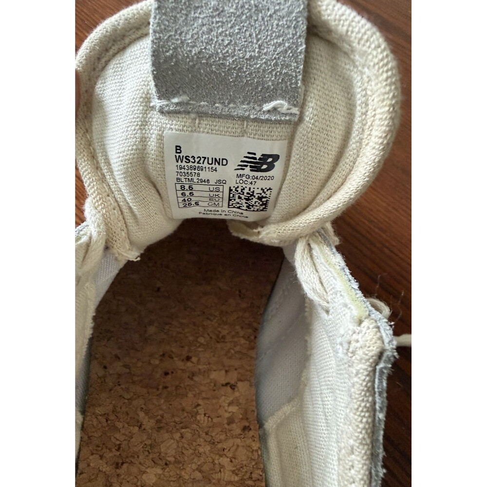 New Balance 327 Women's Sports Shoes Sneakers Ivory, Light Blue Woman 8.5 - Picture 10 of 11